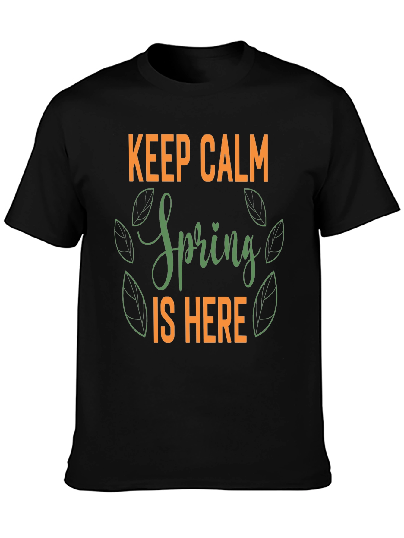 Keep Calm Spring is Here Graphic Tee