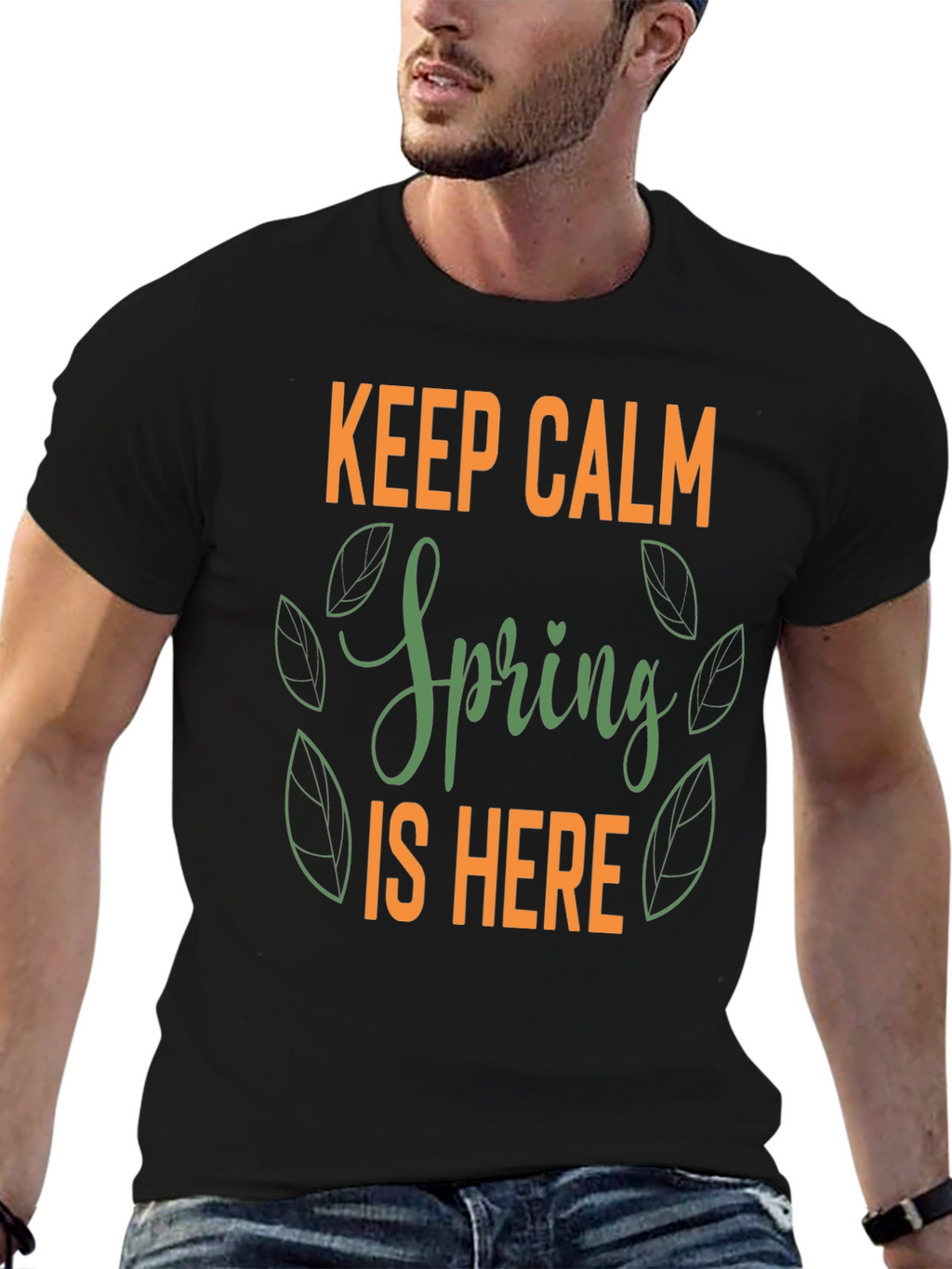 Keep Calm Spring is Here Graphic Tee
