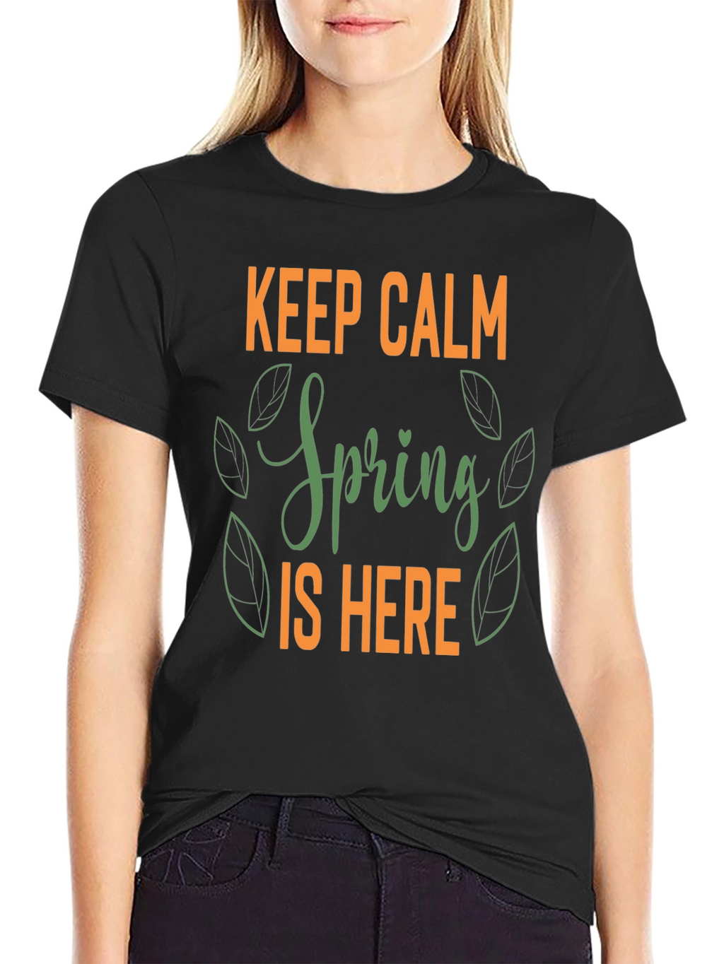 Keep Calm Spring is Here Graphic Tee
