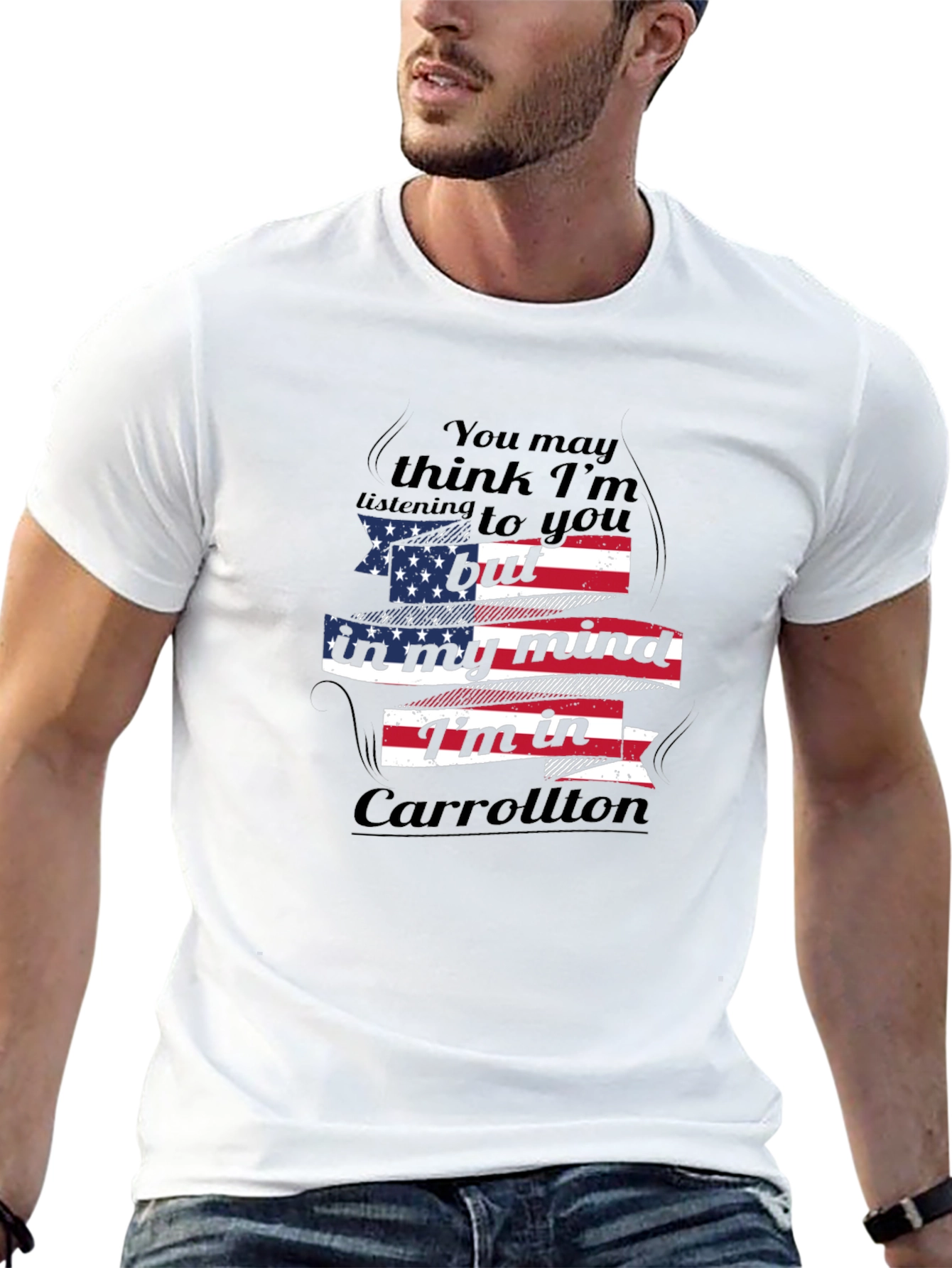 Carrollton Mind T-Shirt - USA Flag Design