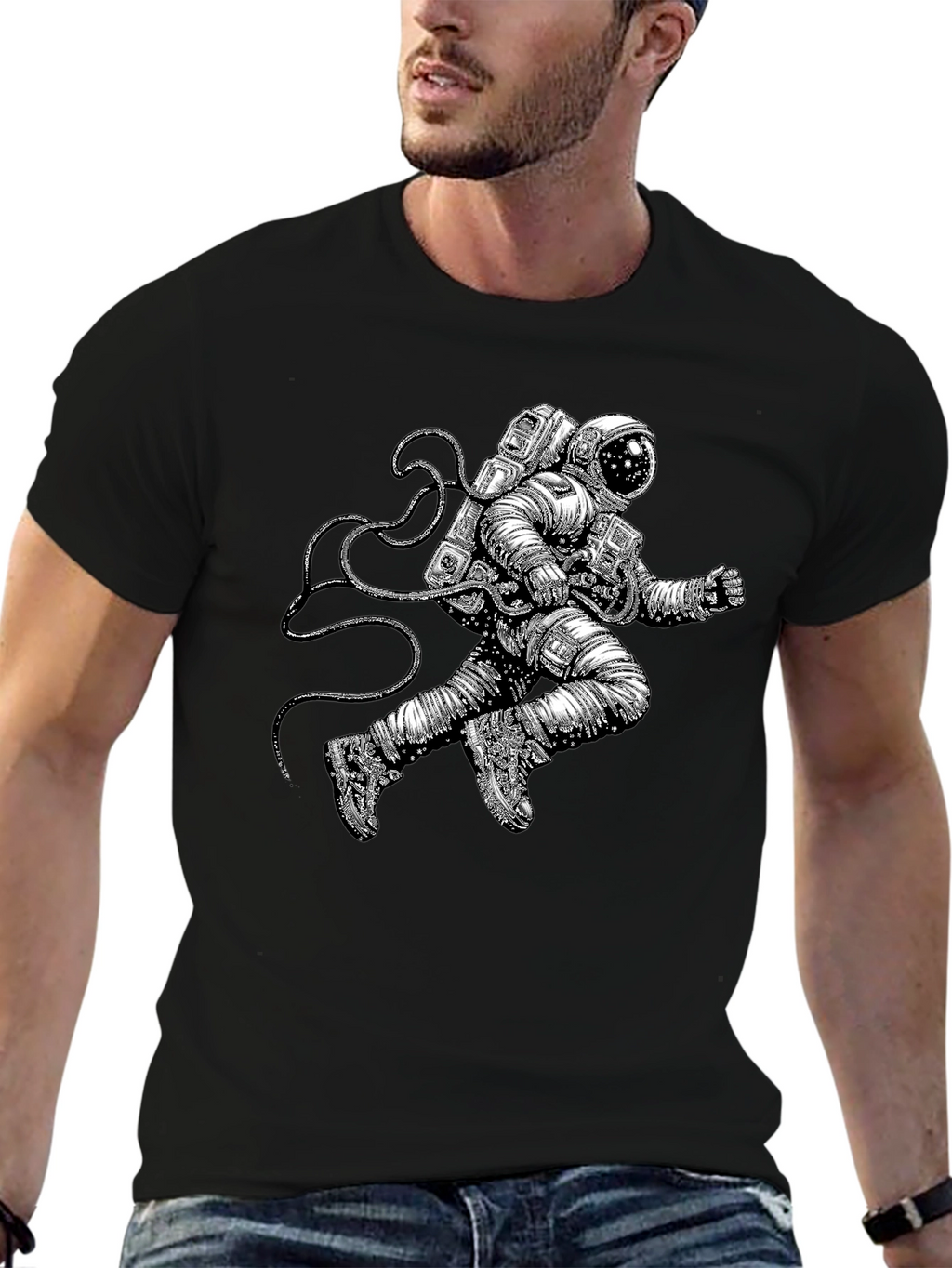 Astronaut Graphic Tee - Space Explorer T-Shirt