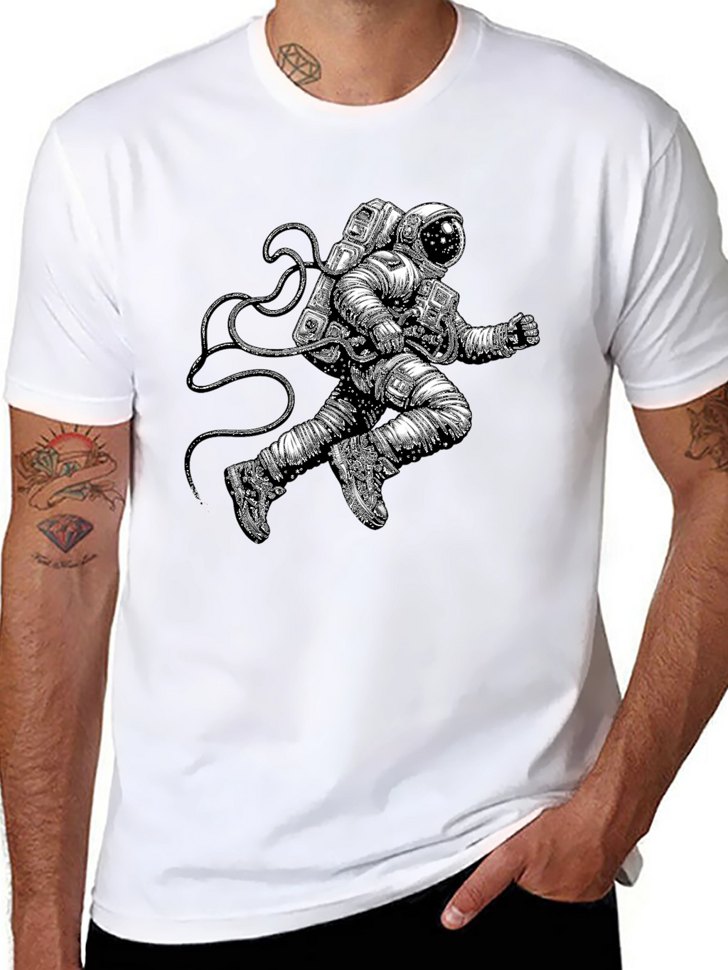 Astronaut Graphic Tee - Space Explorer T-Shirt