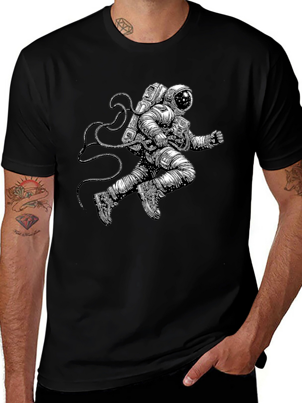 Astronaut Graphic Tee - Space Explorer T-Shirt