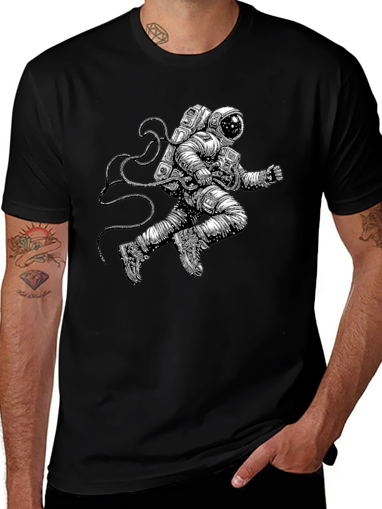 Astronaut Graphic Tee - Space Explorer T-Shirt