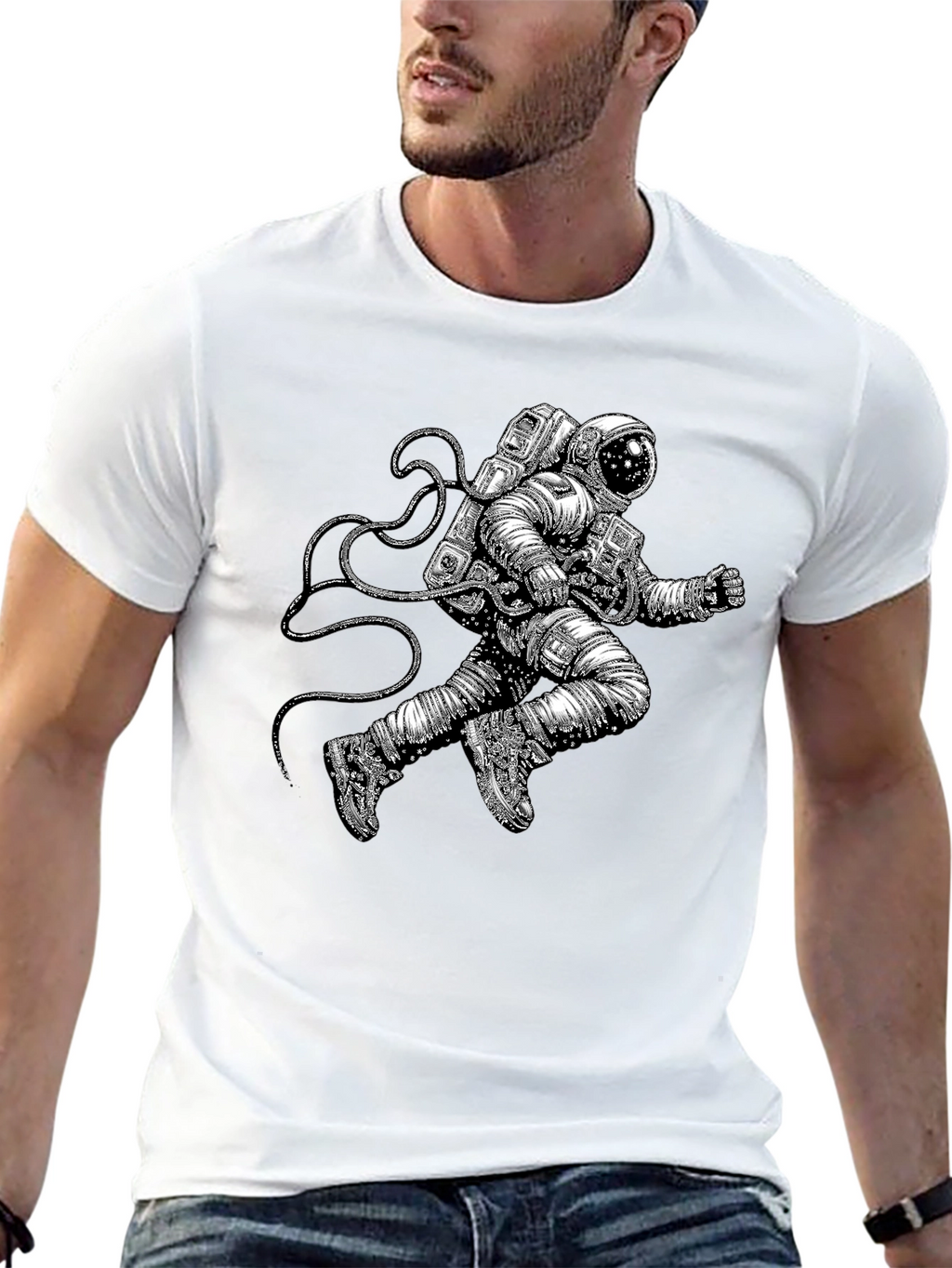 Astronaut Graphic Tee - Space Explorer T-Shirt