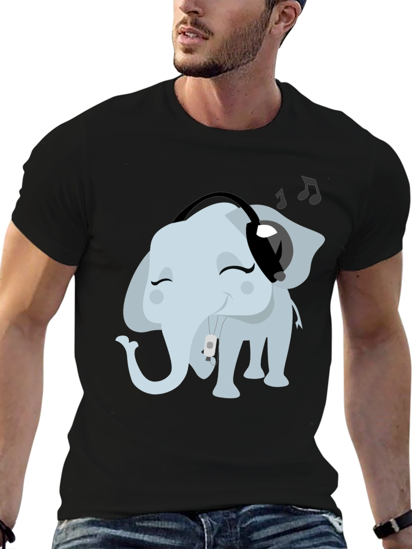 Cool Elephant Tunes T-Shirt