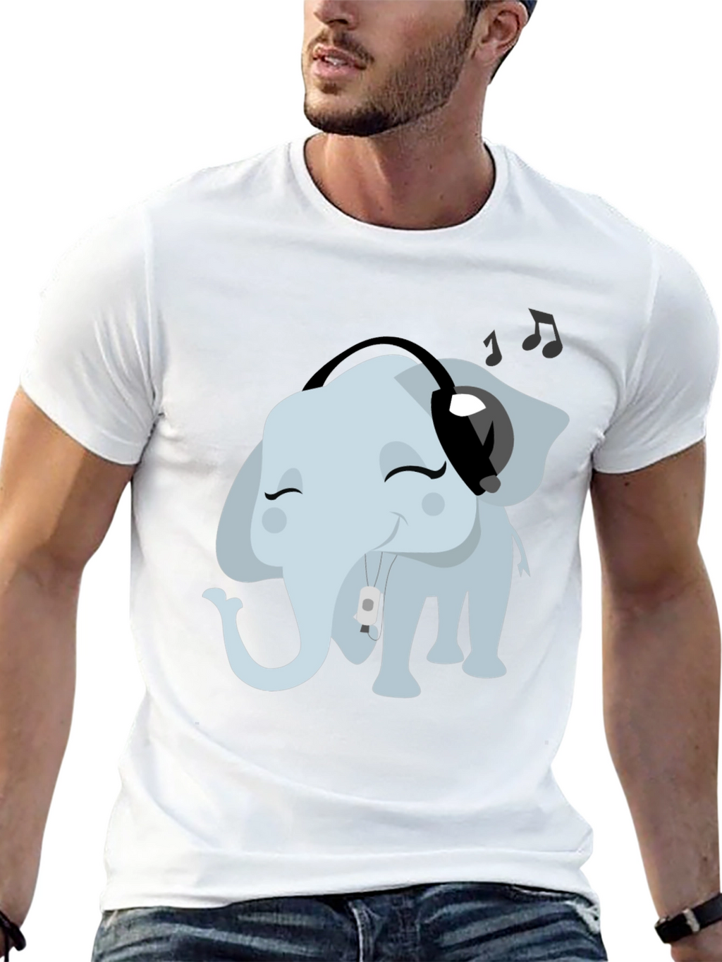 Cool Elephant Tunes T-Shirt
