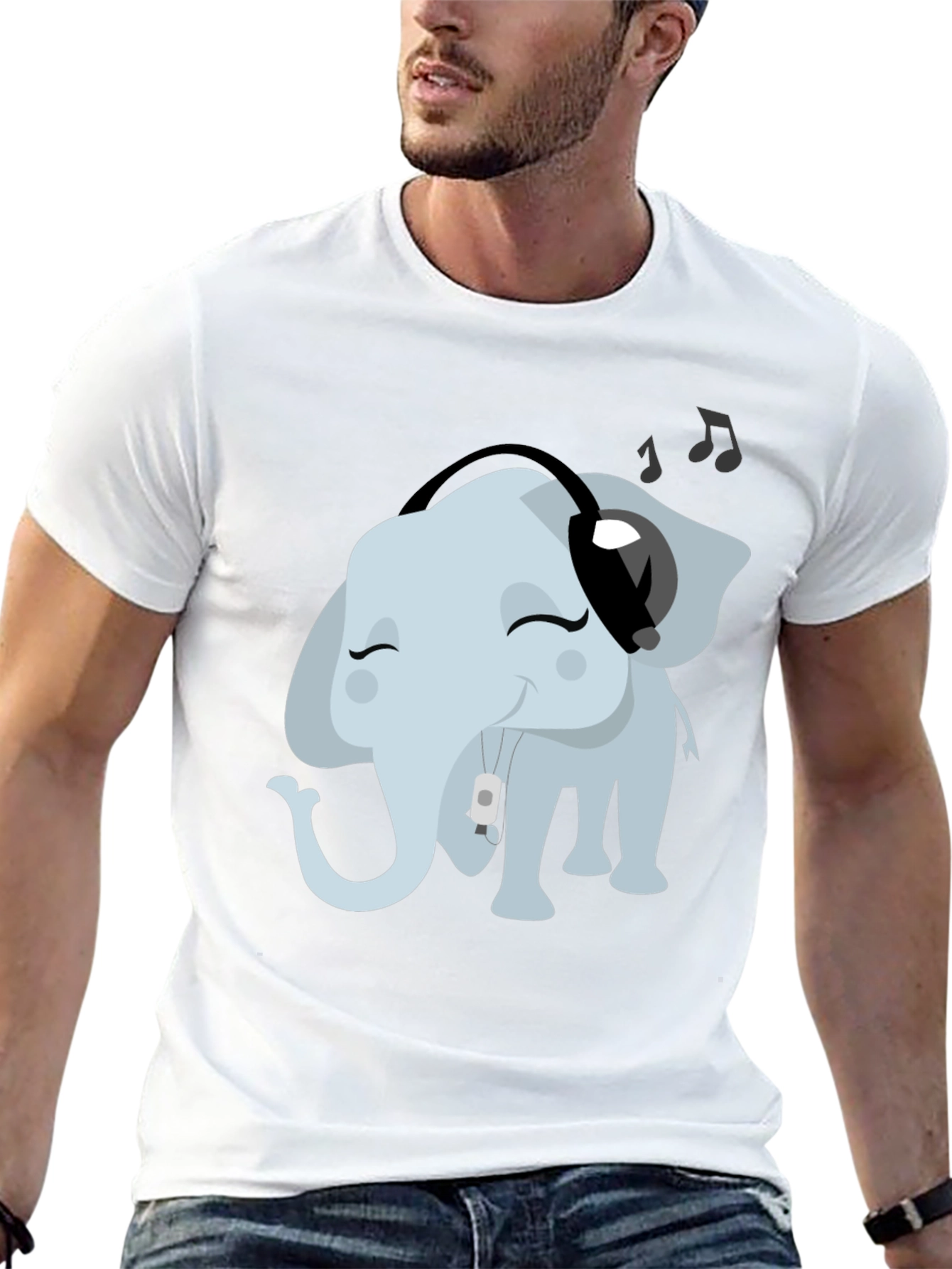 Cool Elephant Tunes T-Shirt