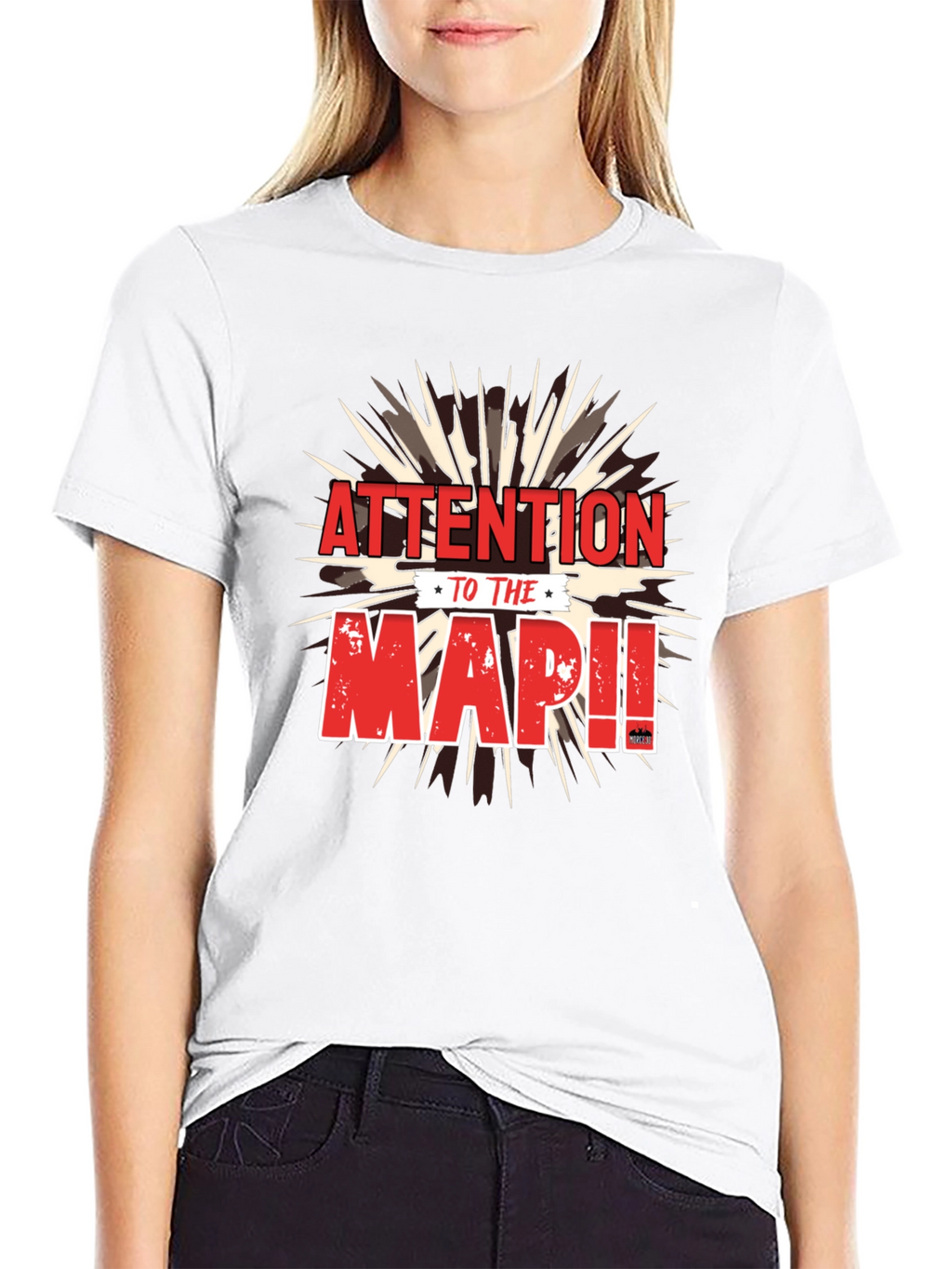 Attention To The Map! Graphic Tee