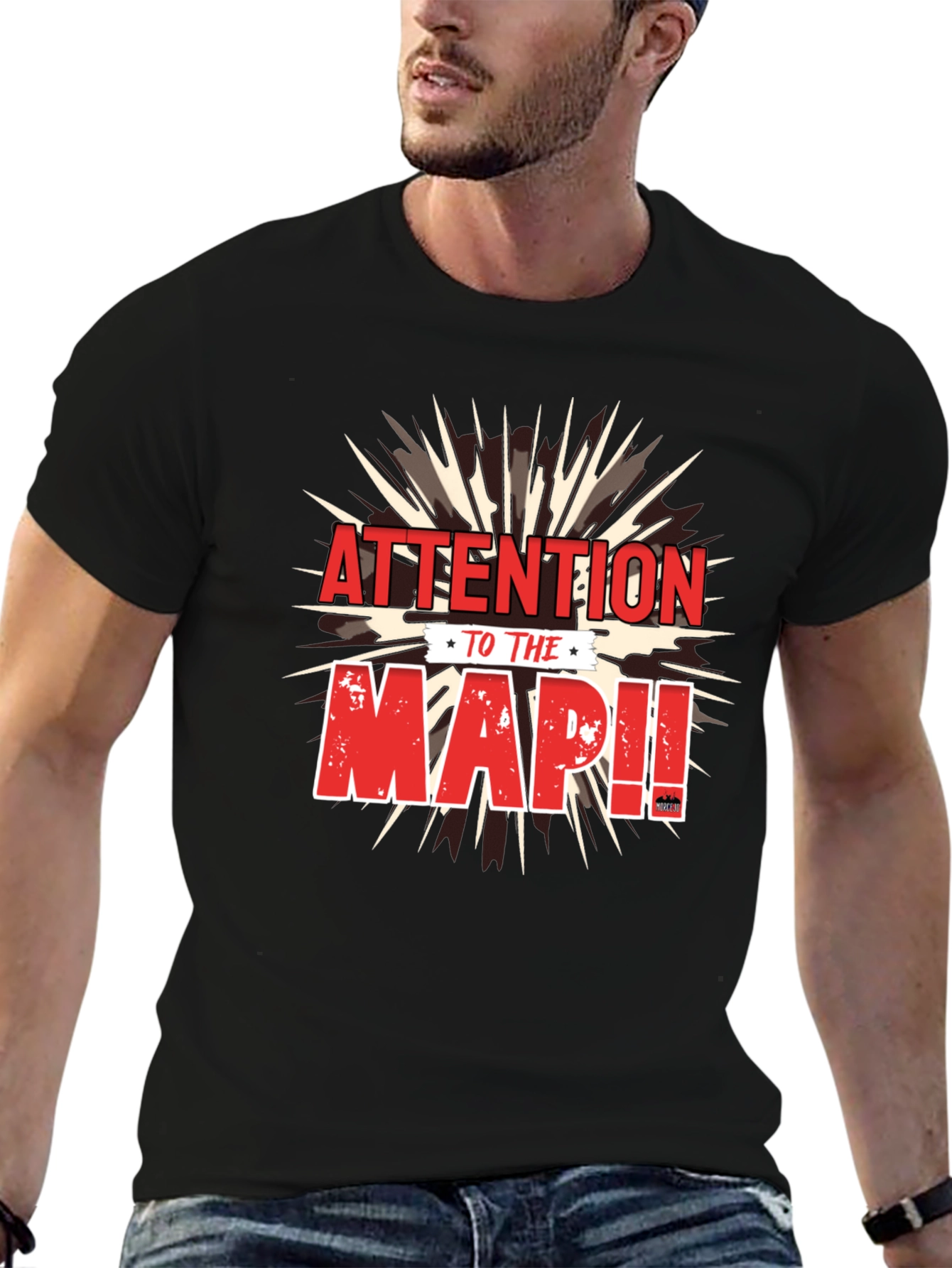 Attention To The Map! Graphic Tee