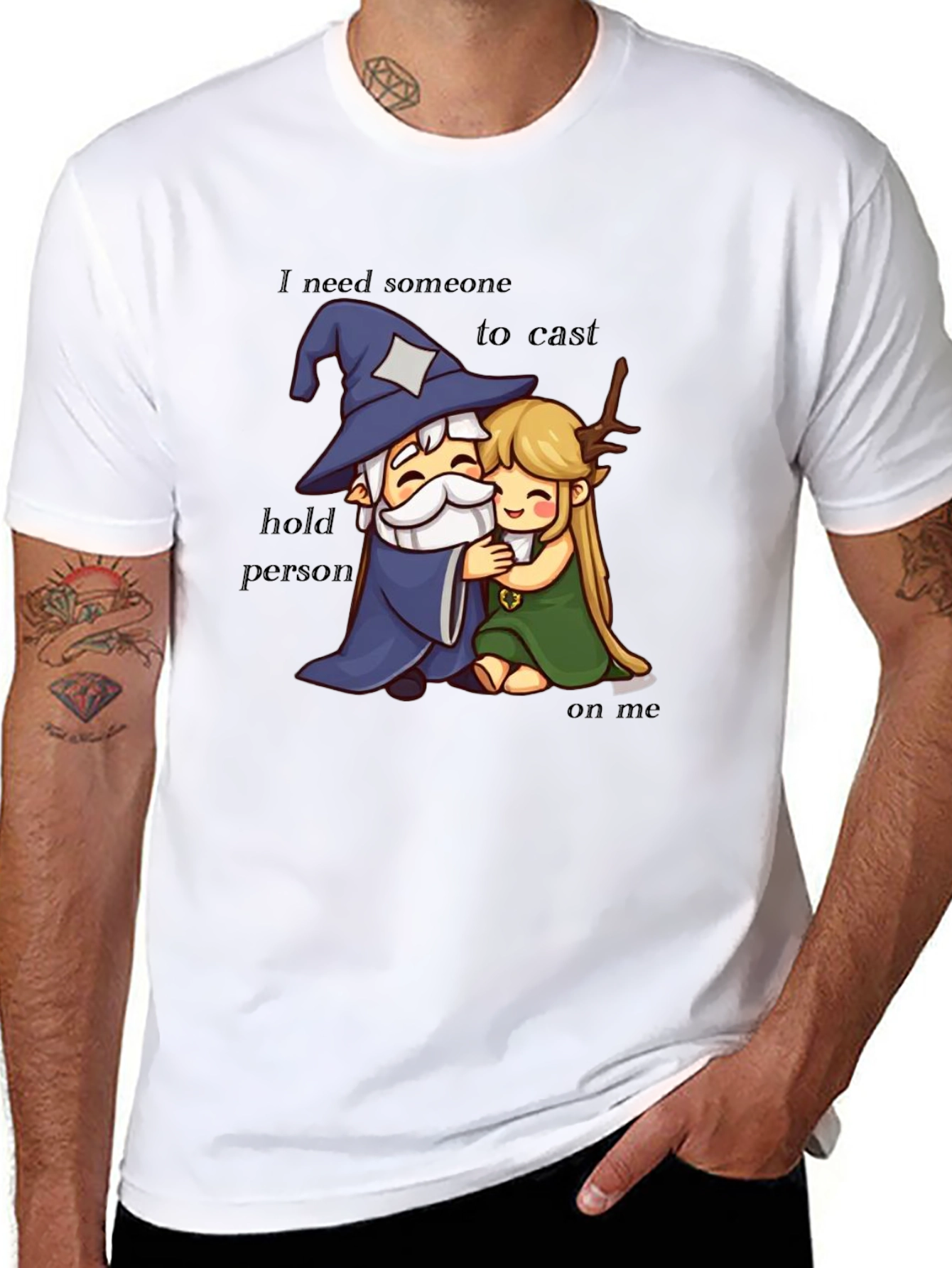 Wizard Hug T-Shirt: I need someone to cast