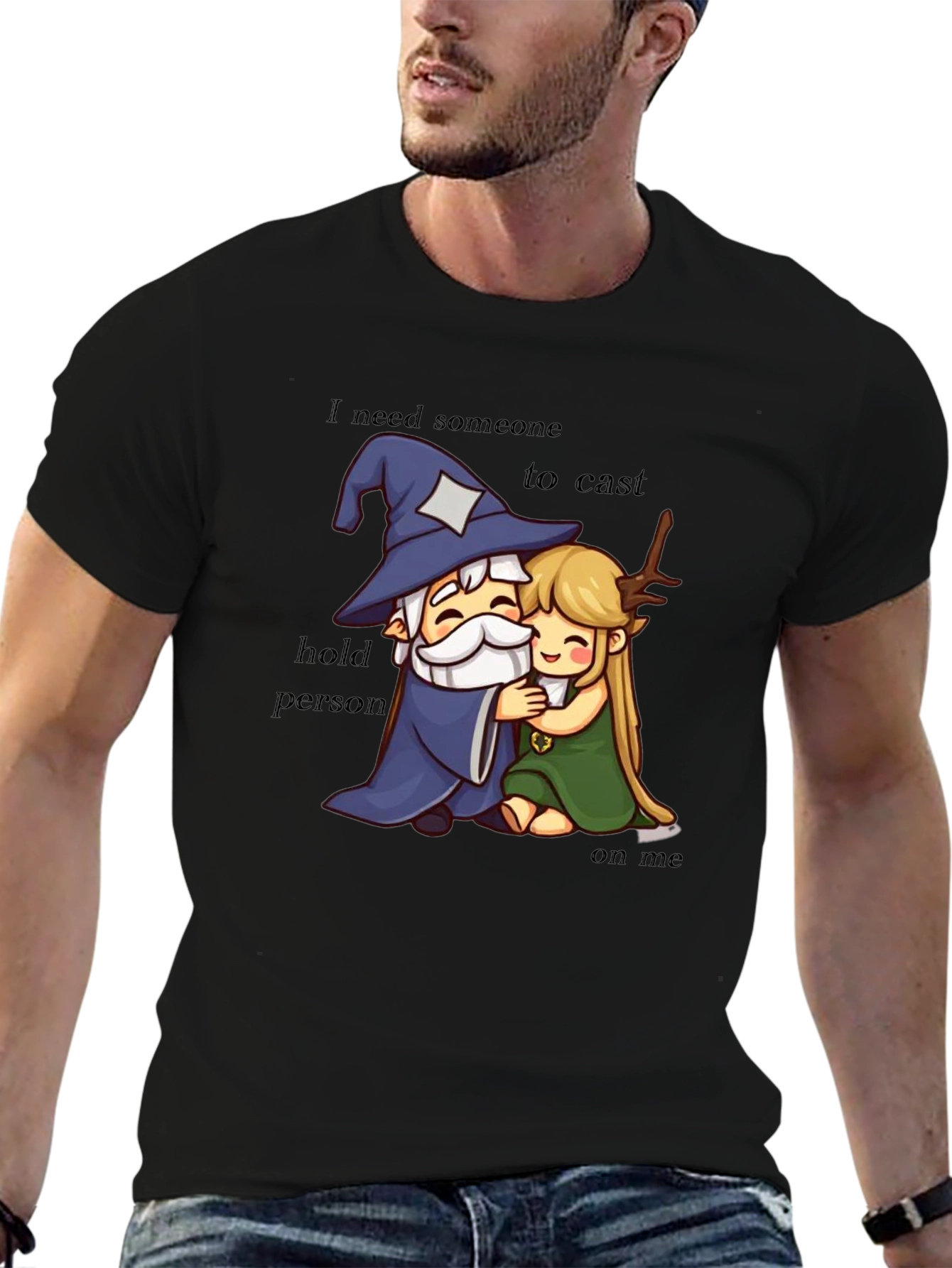 Wizard Hug T-Shirt: I need someone to cast