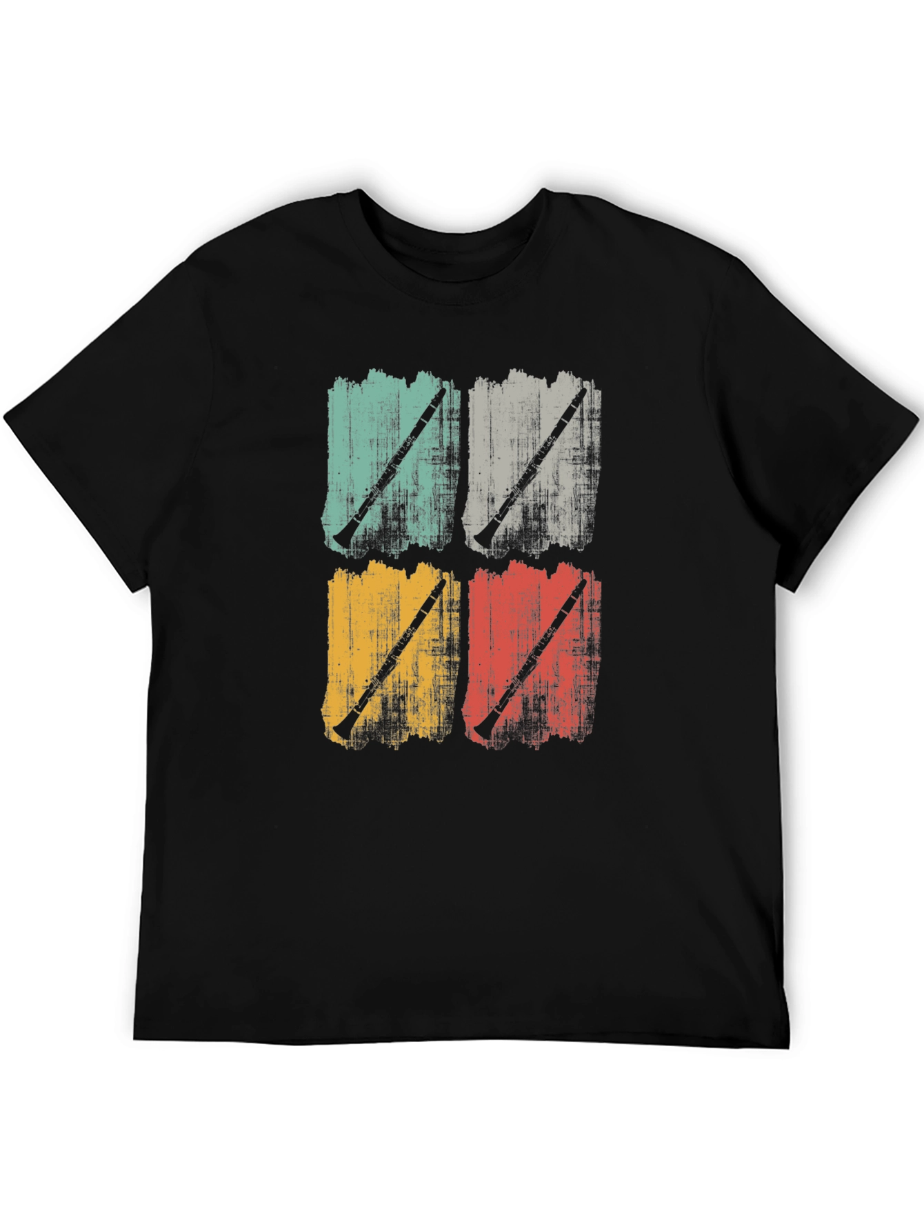 Retro Clarinet T-Shirt - Music Lover Tee