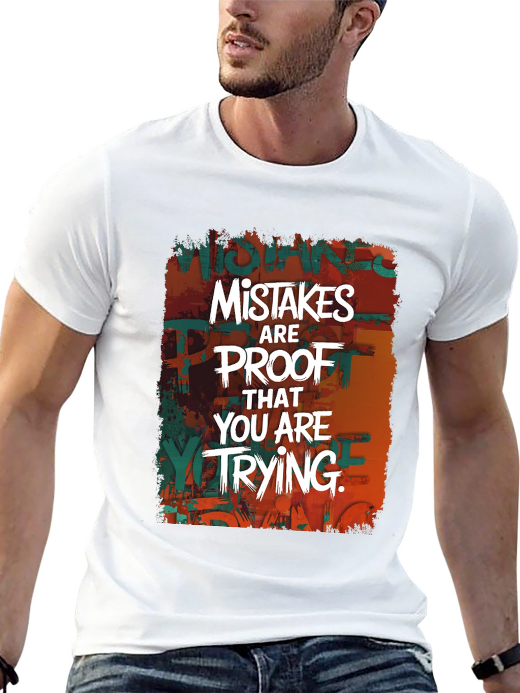 Mistakes are Proof T-Shirt - Inspiring Graphic Tee