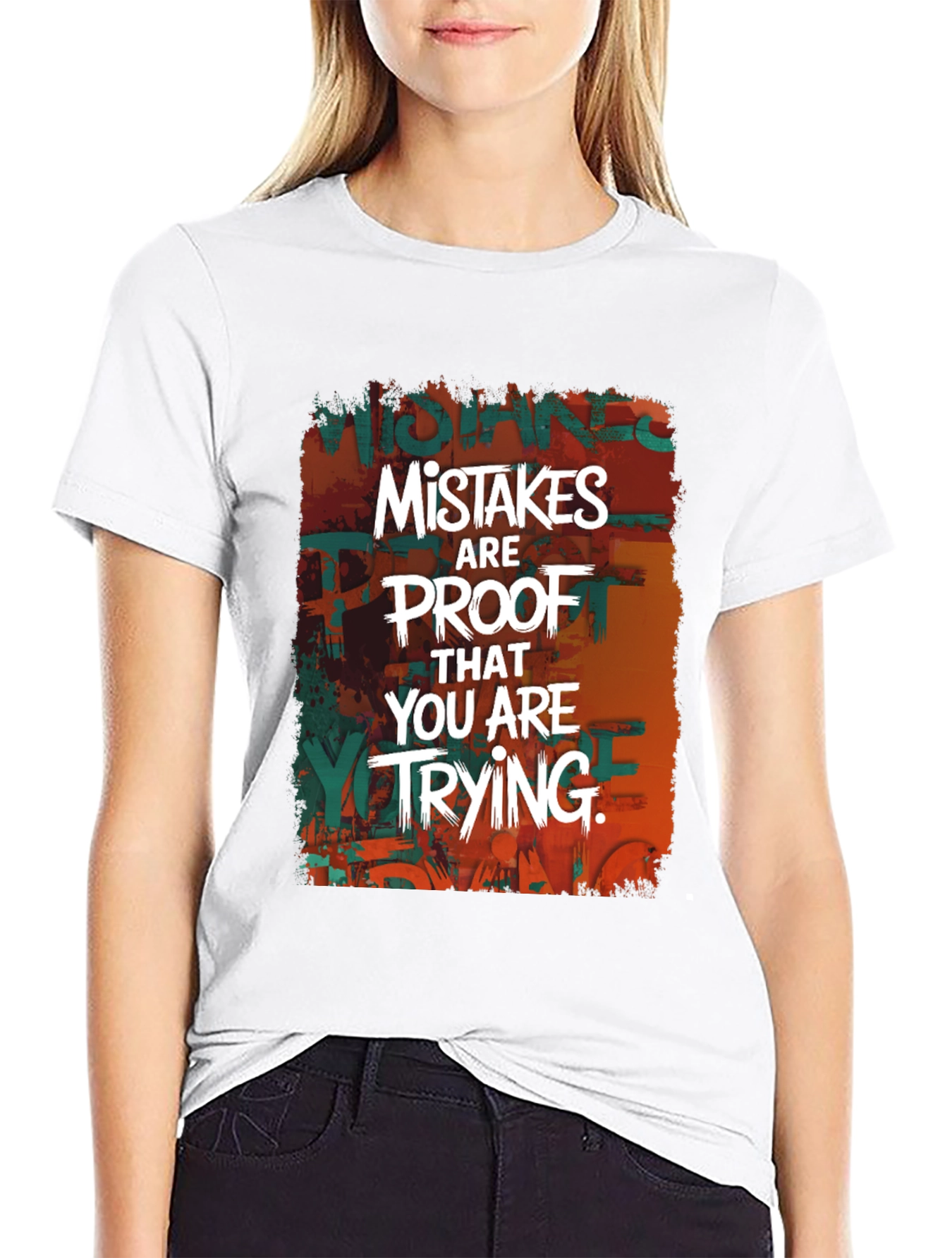 Mistakes are Proof T-Shirt - Inspiring Graphic Tee