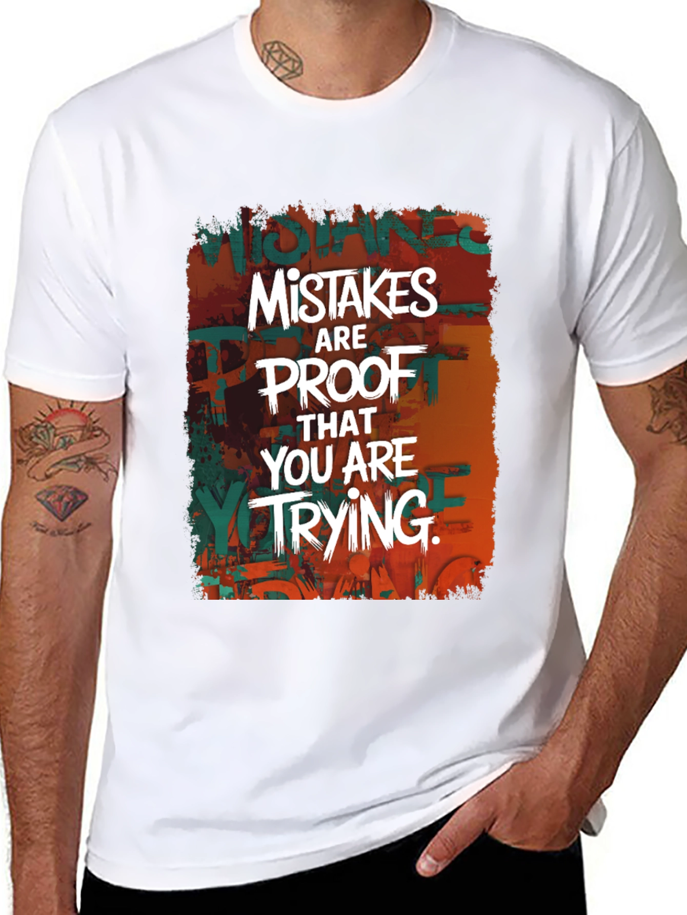 Mistakes are Proof T-Shirt - Inspiring Graphic Tee
