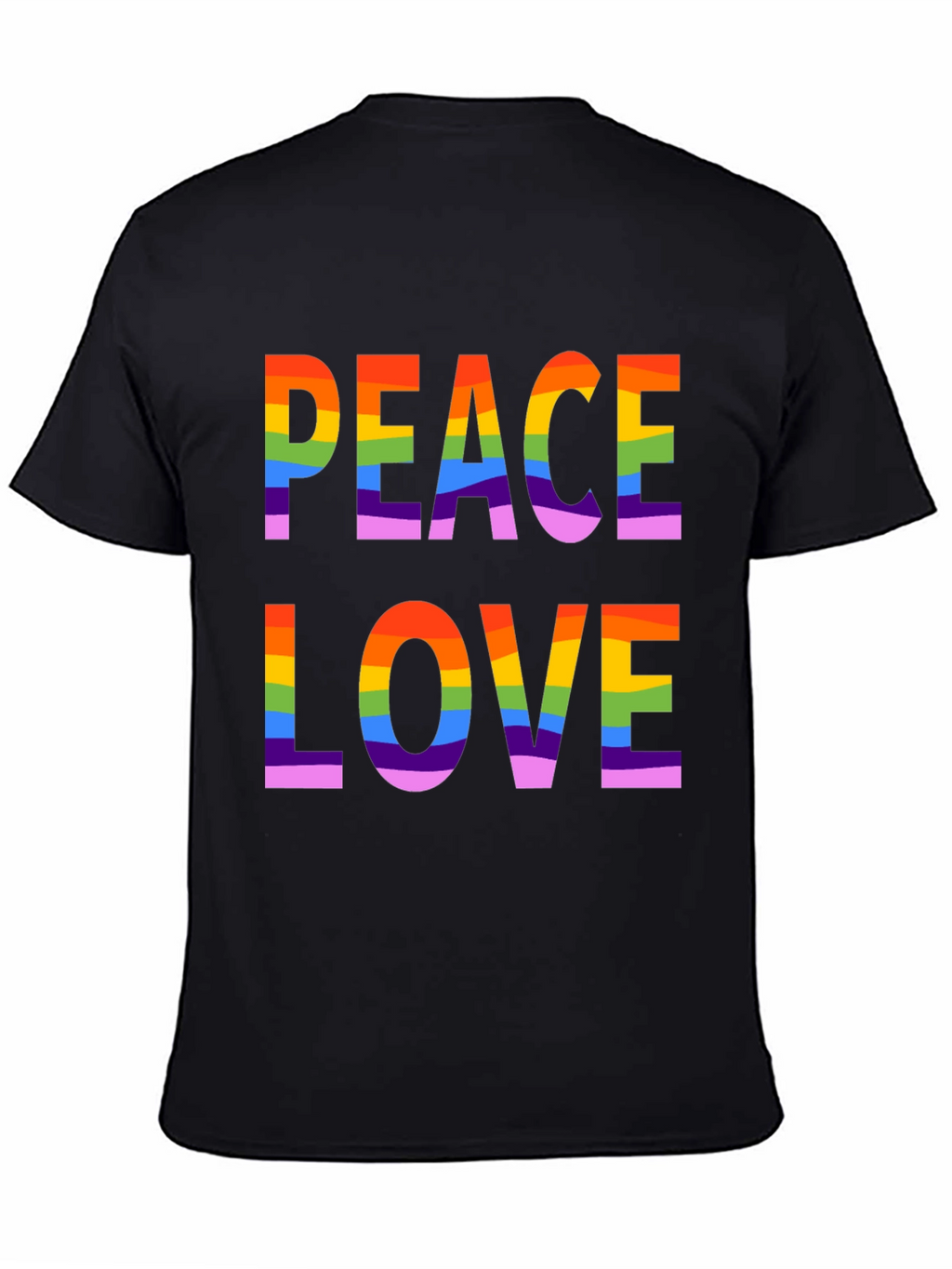 Peace Love LGBTQ Rainbow Pride T-Shirt