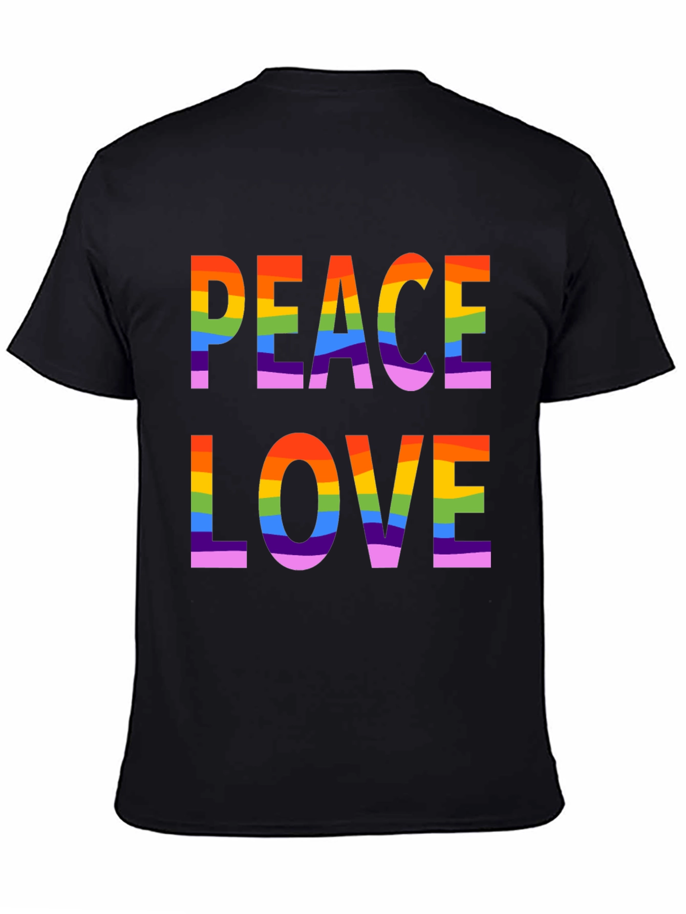 Peace Love LGBTQ Rainbow Pride T-Shirt