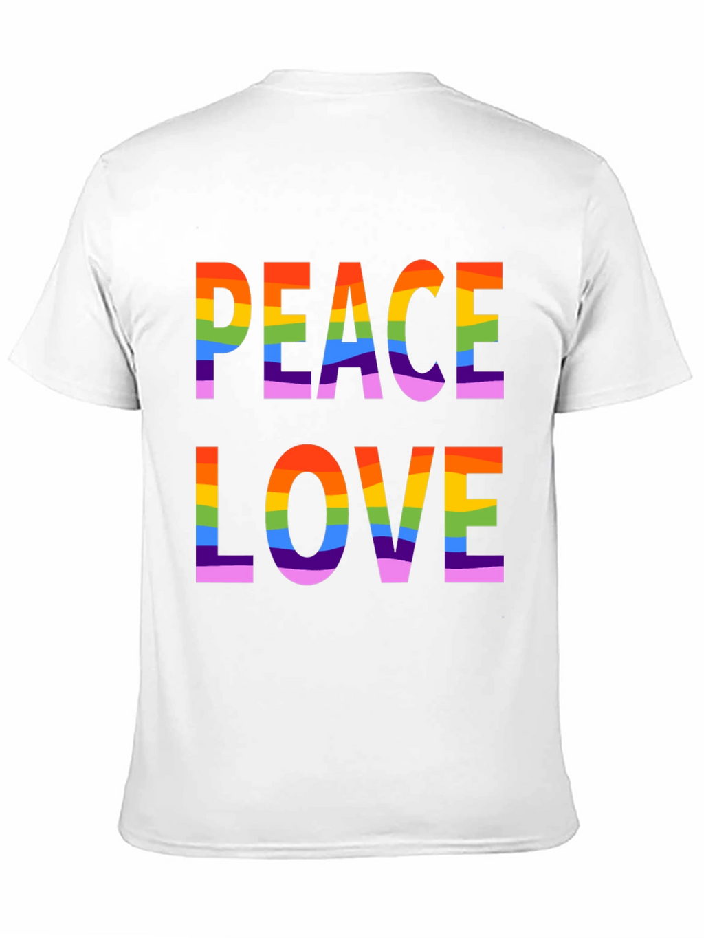Peace Love LGBTQ Rainbow Pride T-Shirt