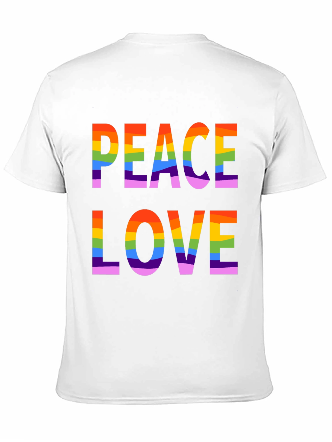 Peace Love LGBTQ Rainbow Pride T-Shirt