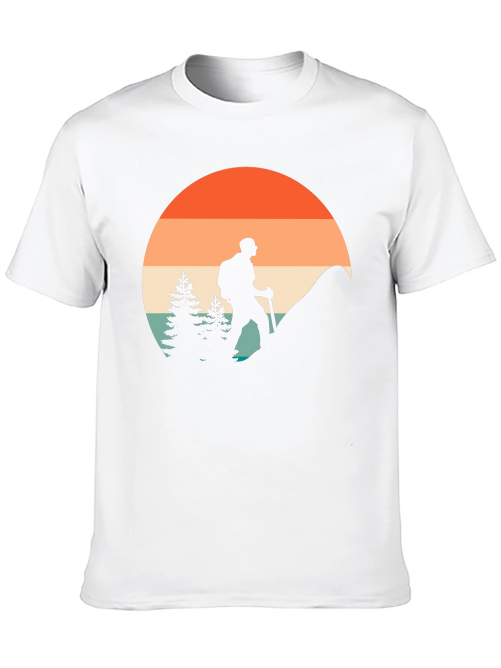 Retro Hiker Graphic T-Shirt - Adventure Ready