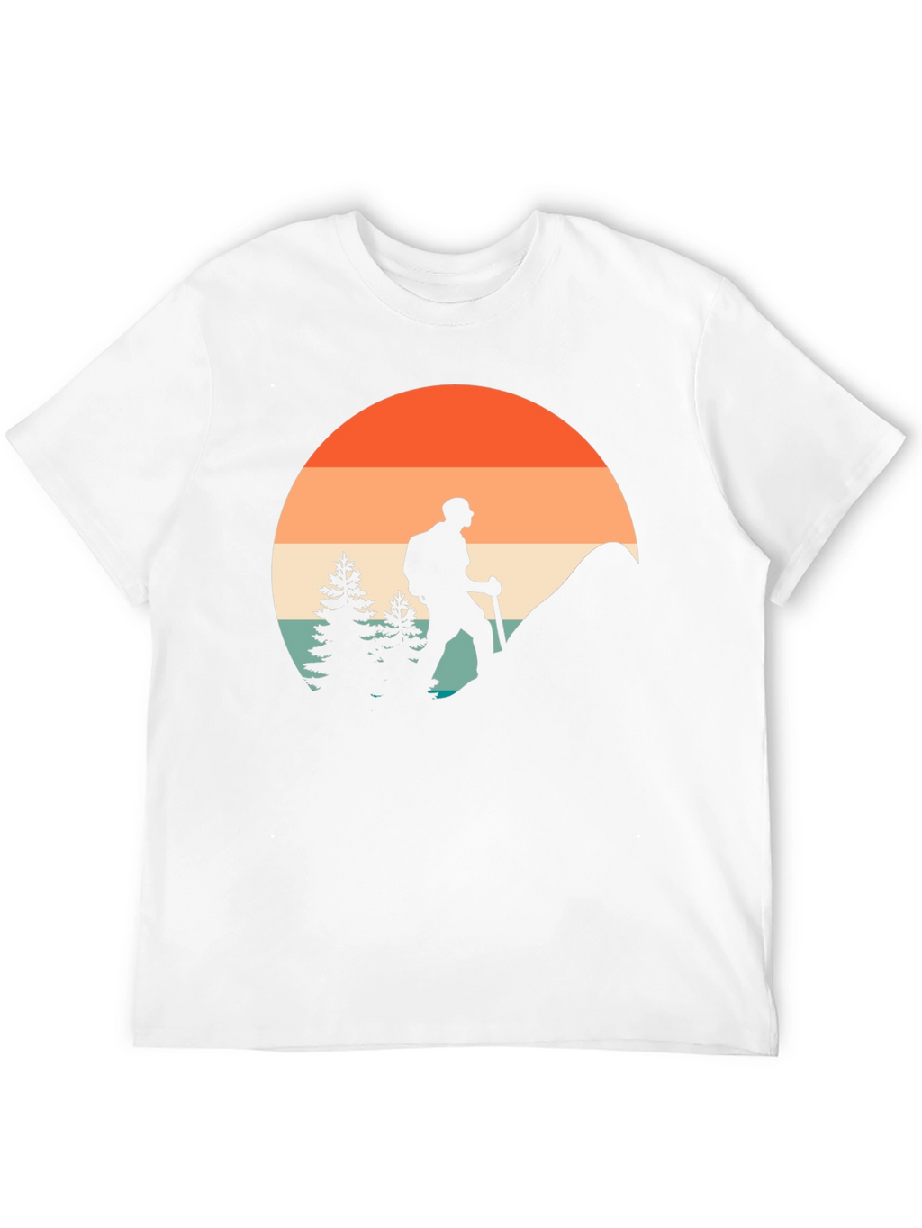 Retro Hiker Graphic T-Shirt - Adventure Ready