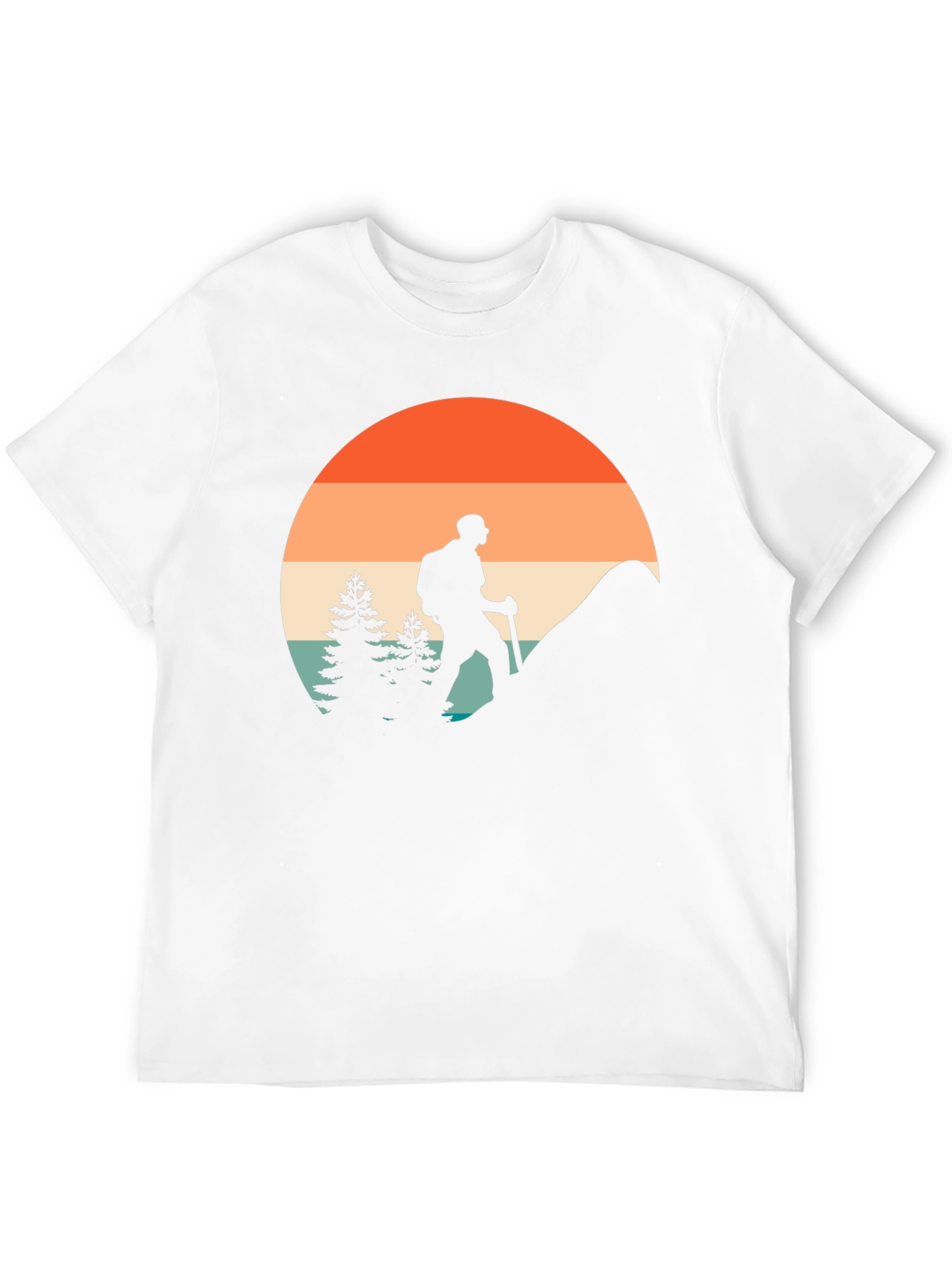 Retro Hiker Graphic T-Shirt - Adventure Ready