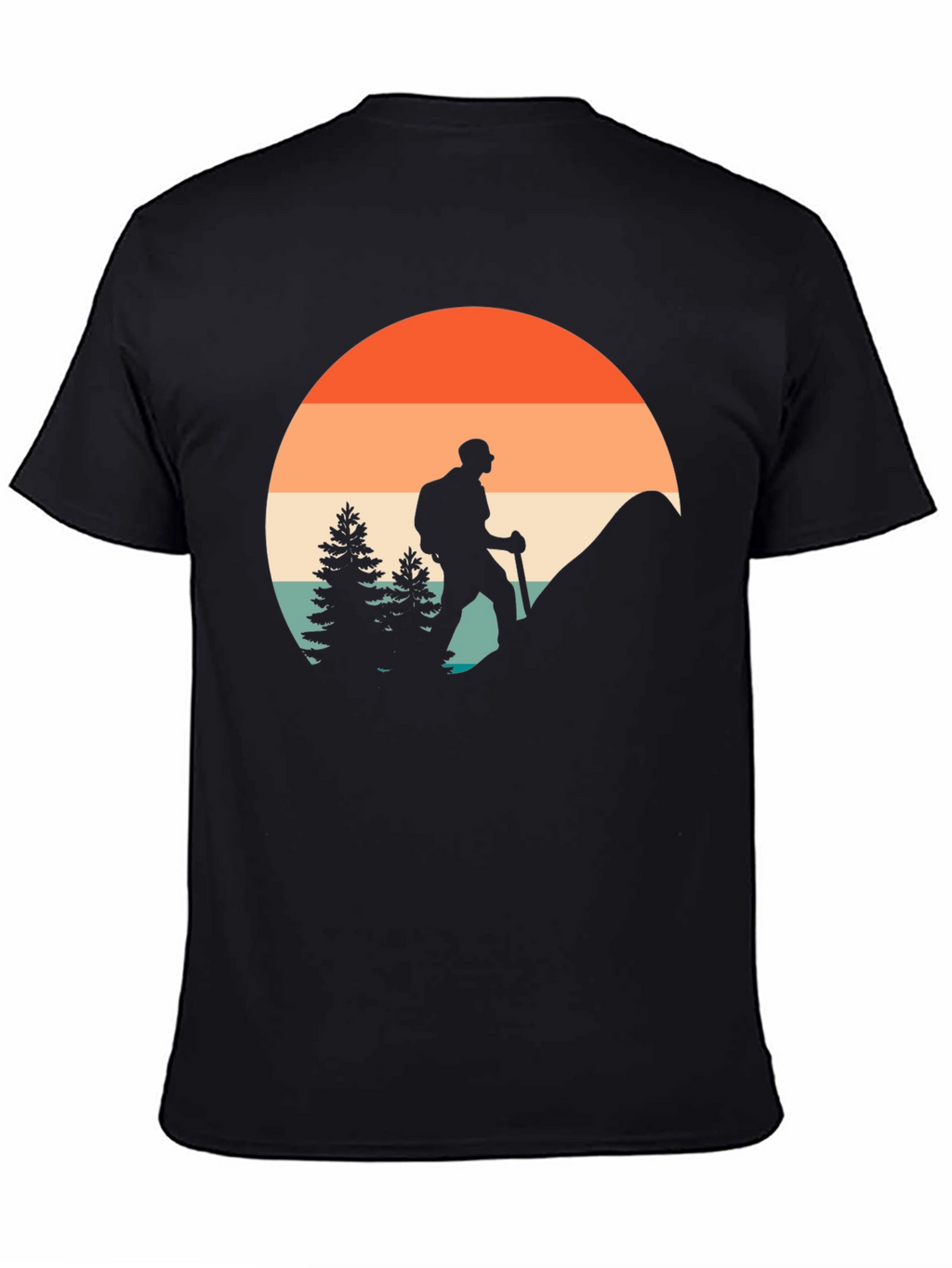 Retro Hiker Graphic T-Shirt - Adventure Ready
