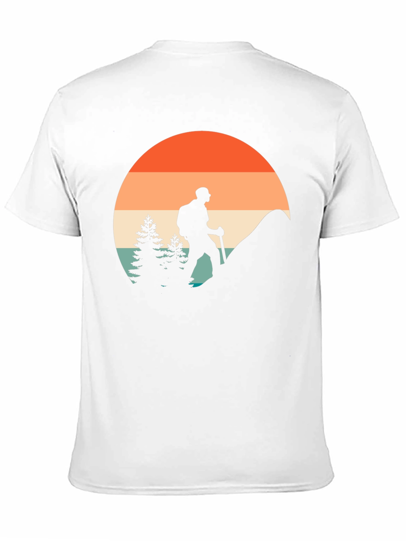Retro Hiker Graphic T-Shirt - Adventure Ready