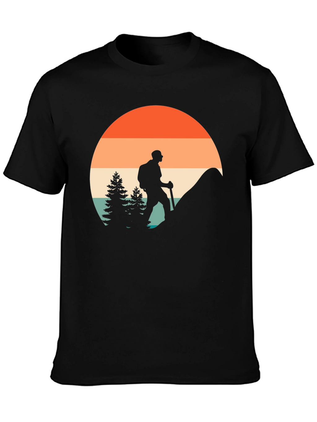 Retro Hiker Graphic T-Shirt - Adventure Ready