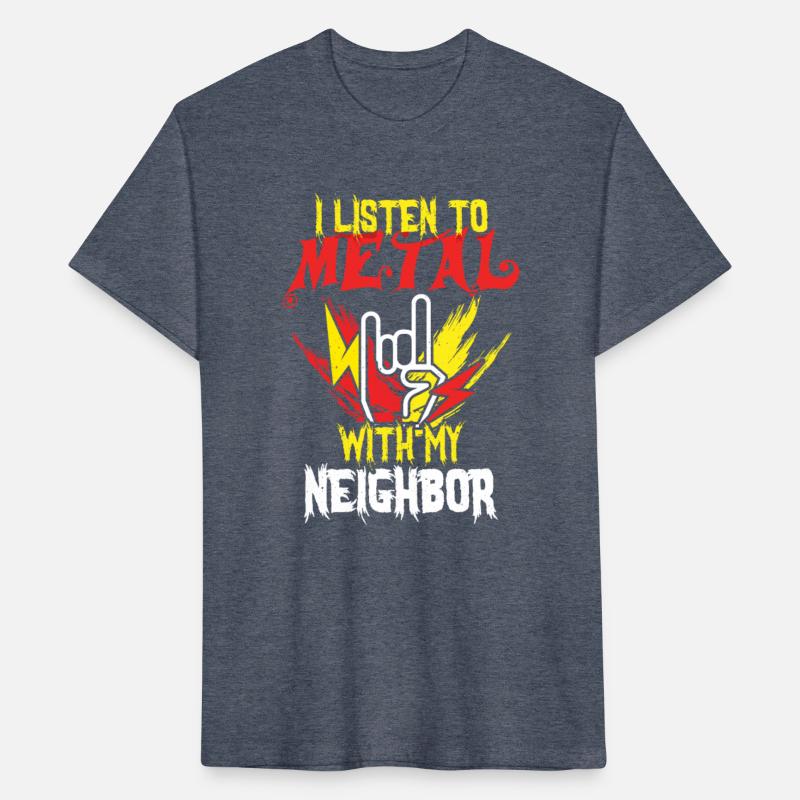 Metal With Neighbor Metal Kid Music Lover Rocker