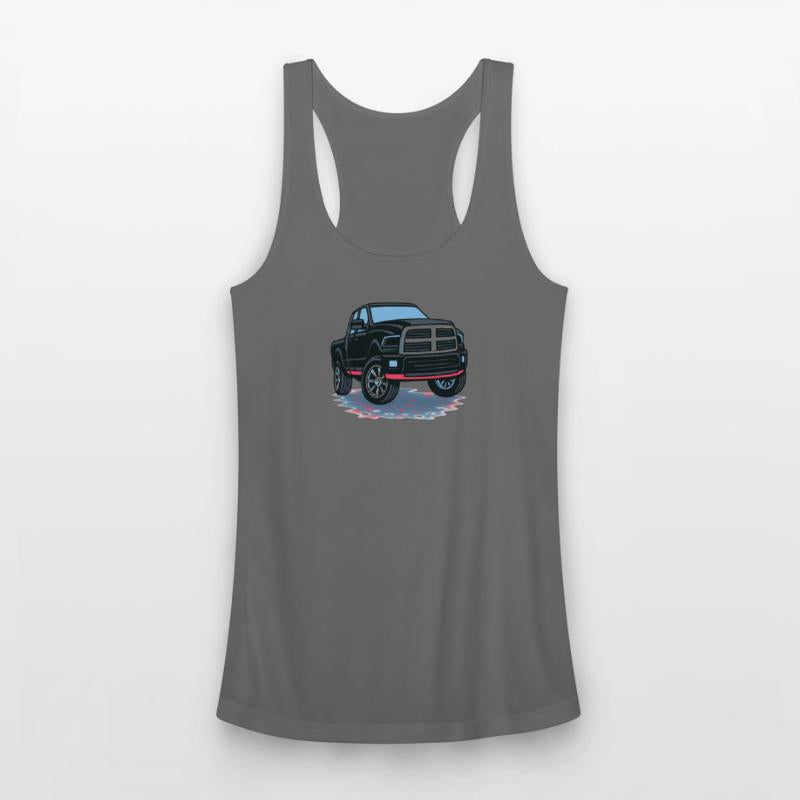 Midnight Lifted Truck Neon Glow