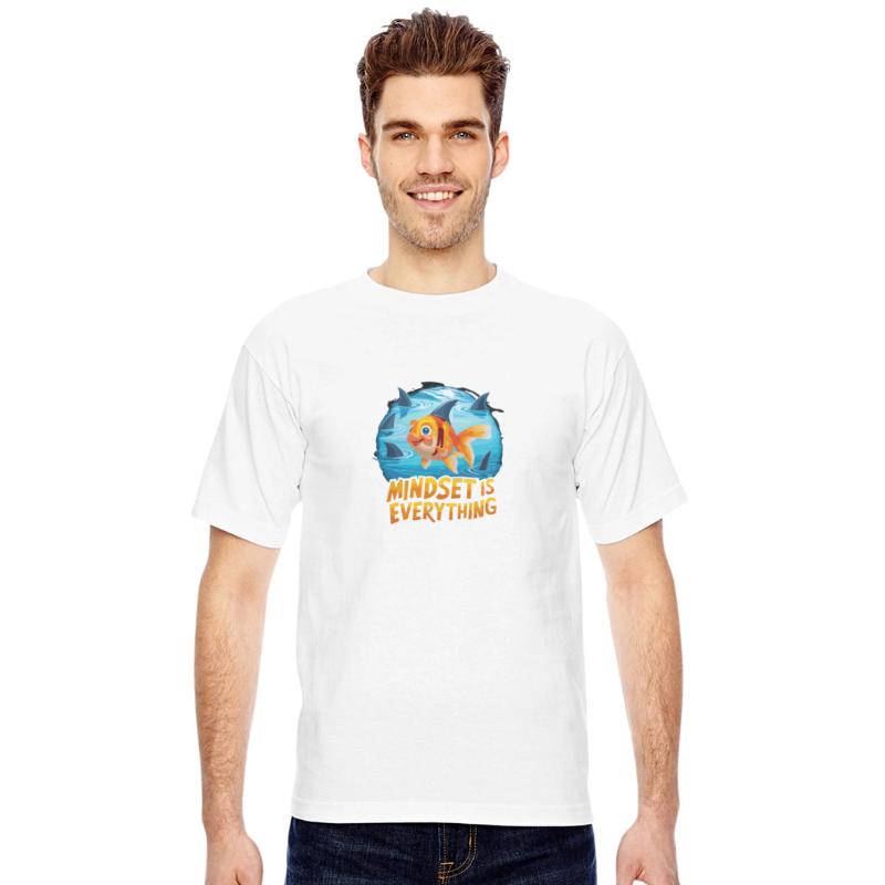 Mindset Is Everything Inspirational Goldfish with