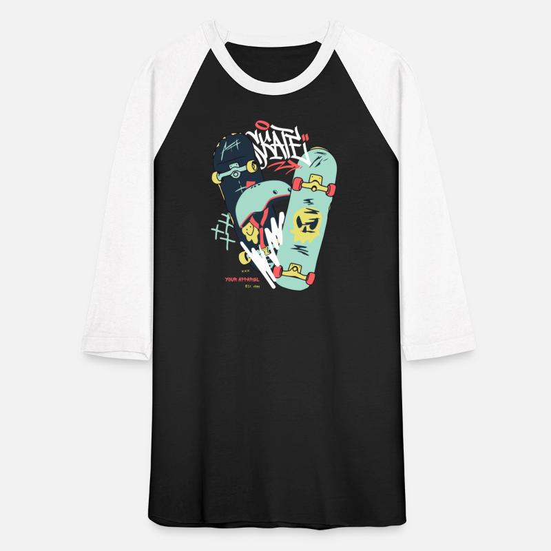 Modern Illustrated Skateboard