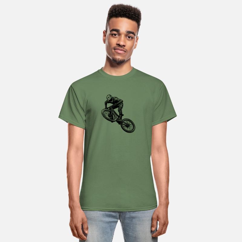 Mountain Bikers With A Cool Downhill Bike