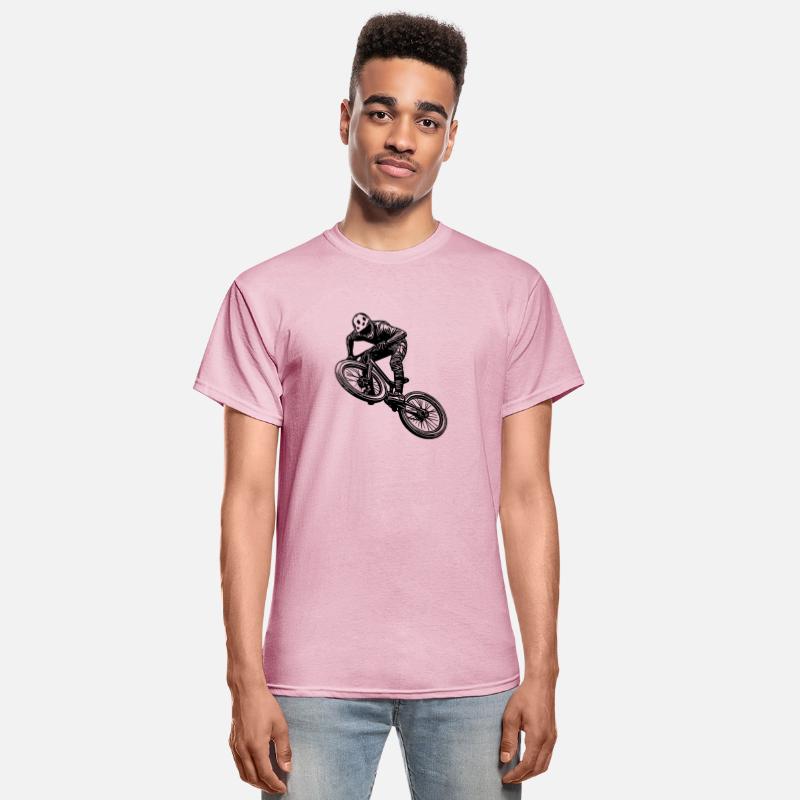 Mountain Bikers With A Cool Downhill Bike