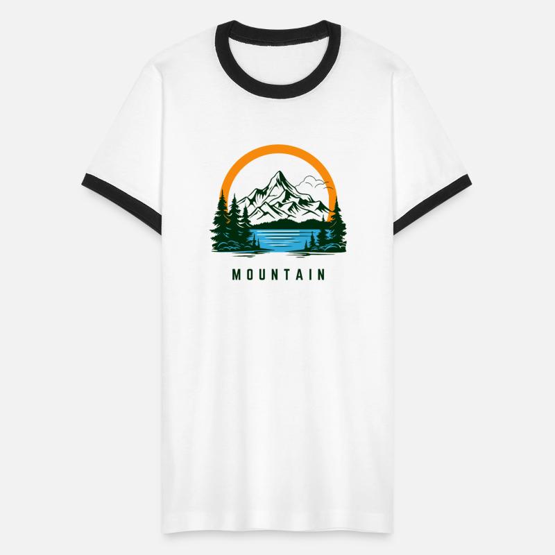 Mountain Forest Sea Iconic View