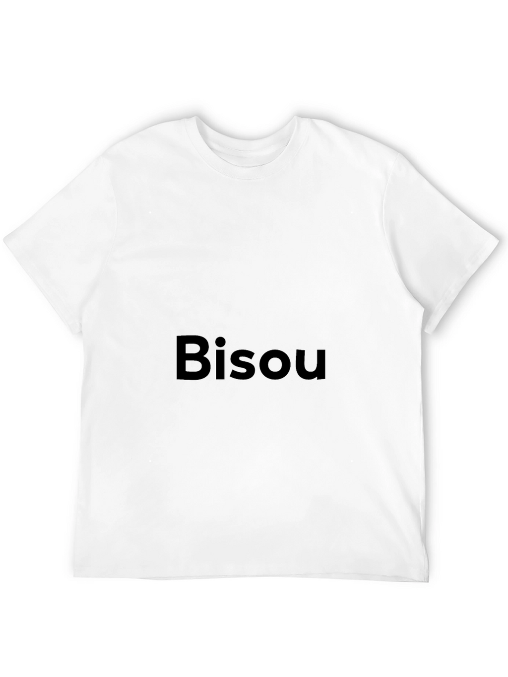 Bisou Graphic Tee - Modern Black T-Shirt