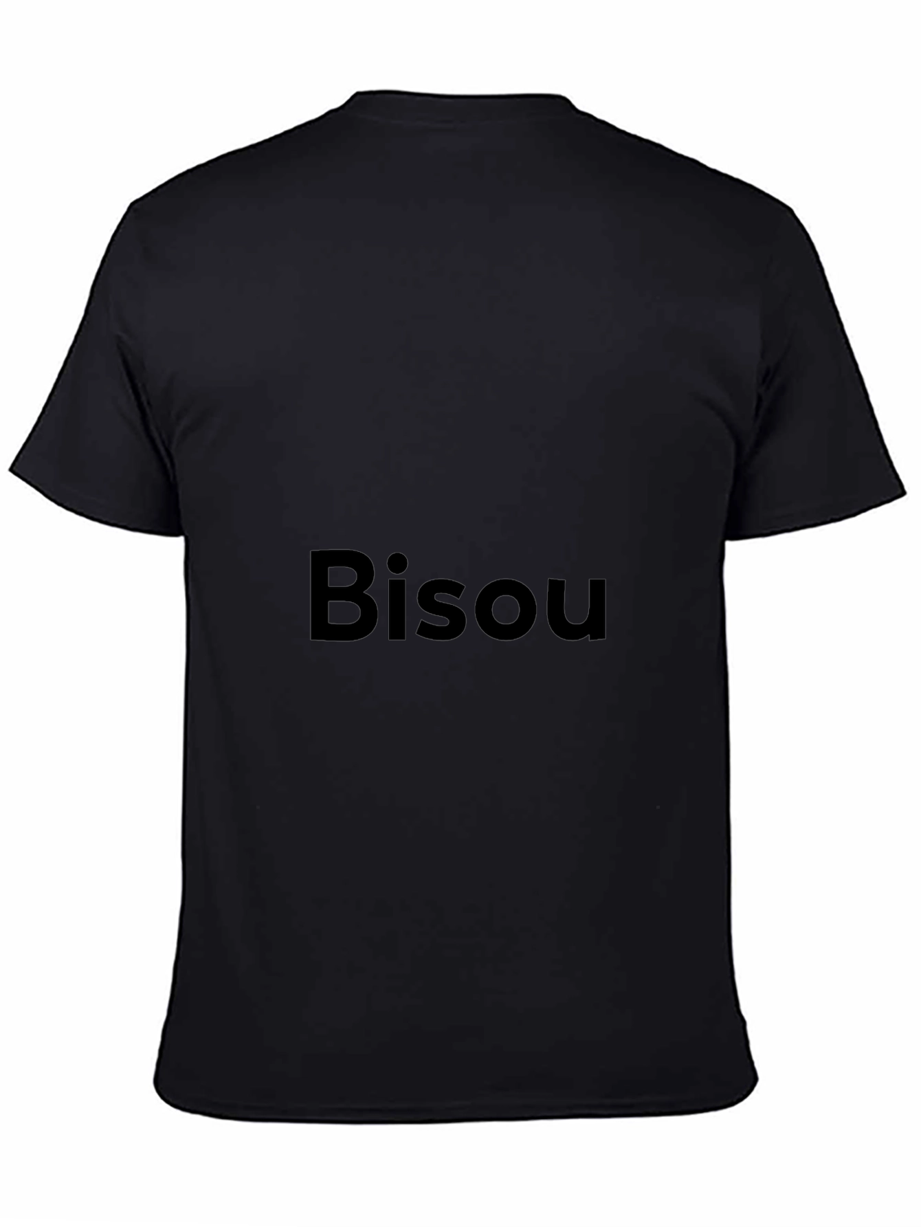 Bisou Graphic Tee - Modern Black T-Shirt