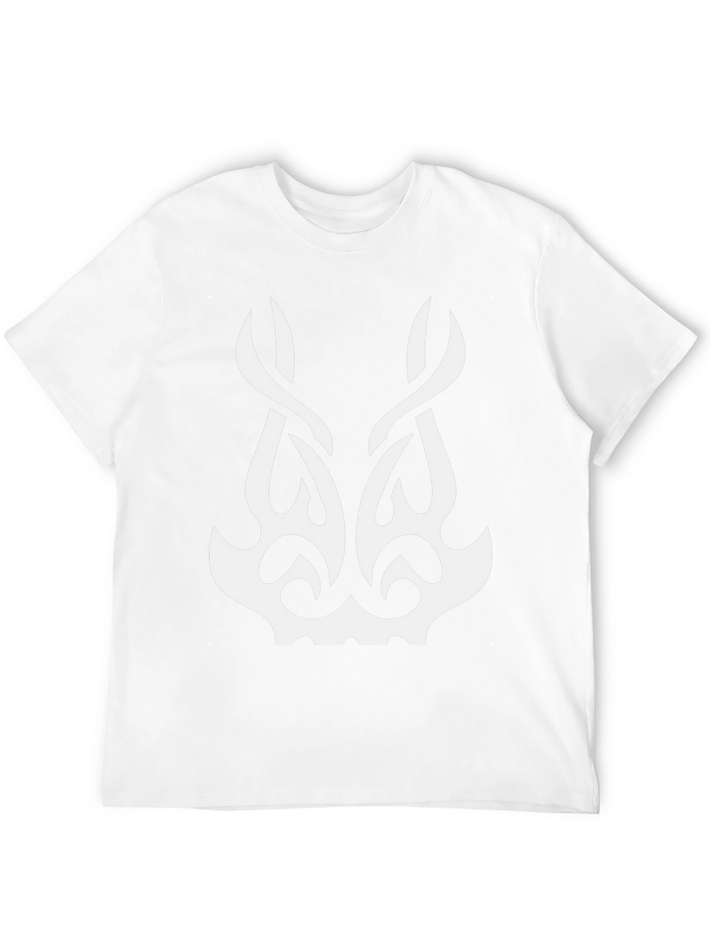 Tribal Graphic Tee - Black Cotton T-Shirt