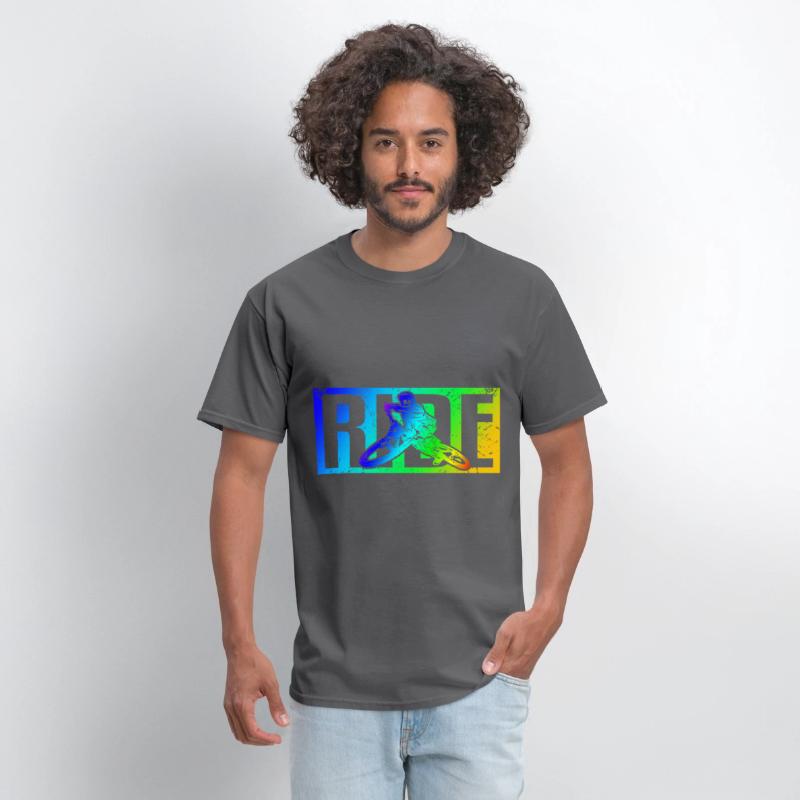 MTB saying RIDE mountain bike downhill