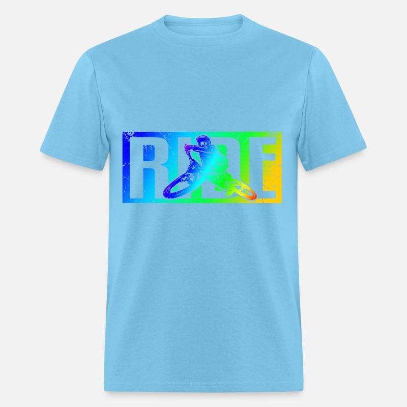 MTB saying RIDE mountain bike downhill