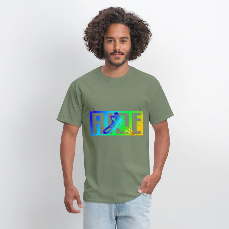 MTB saying RIDE mountain bike downhill