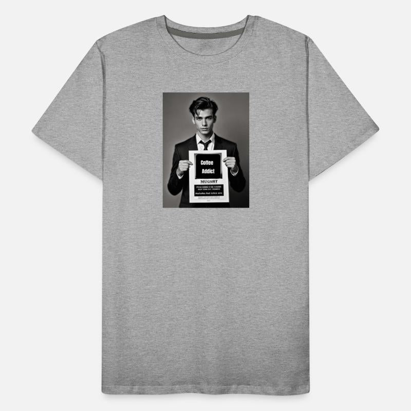 Mugshot Coffee Addicted Male