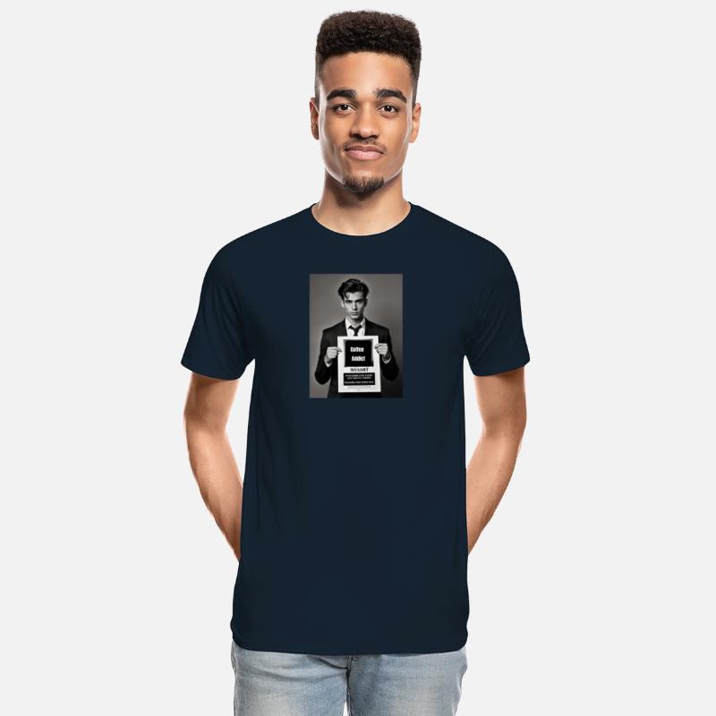 Mugshot Coffee Addicted Male