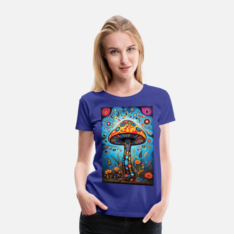 Mushroom forest art