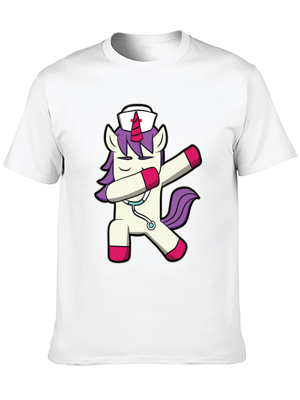 Nurse Unicorn Dabbing T-Shirt