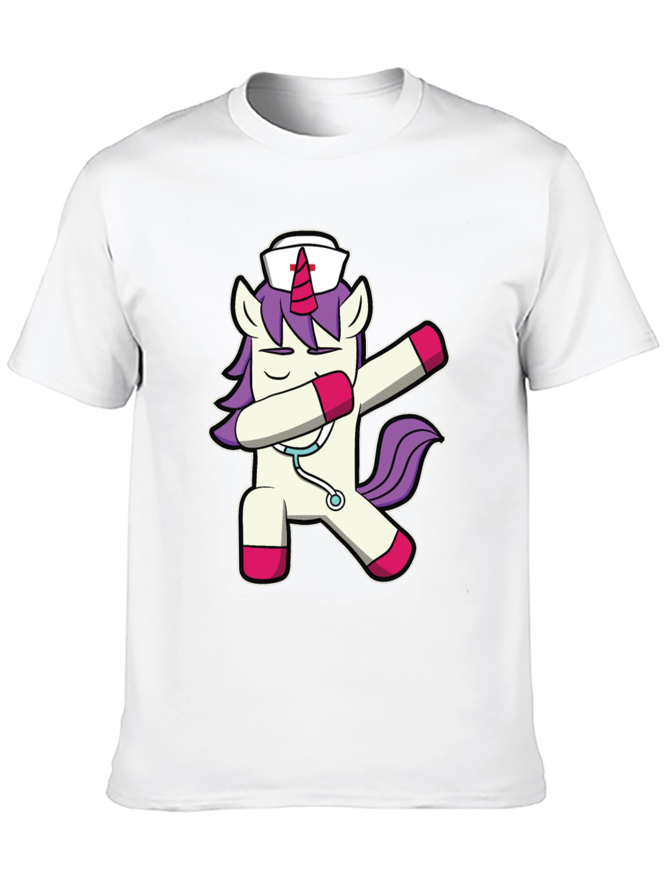 Nurse Unicorn Dabbing T-Shirt