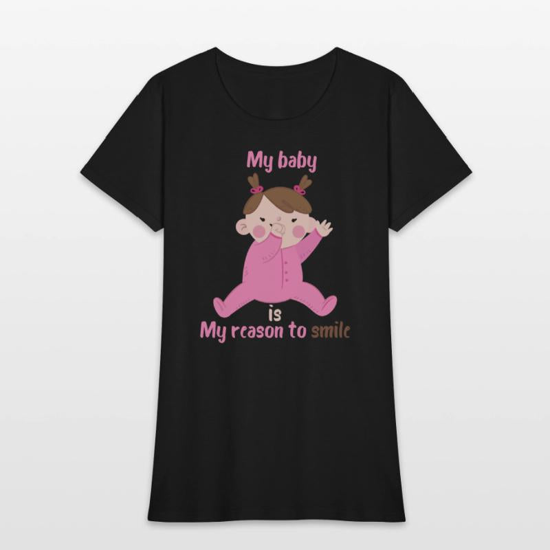 My baby is my reason to smile