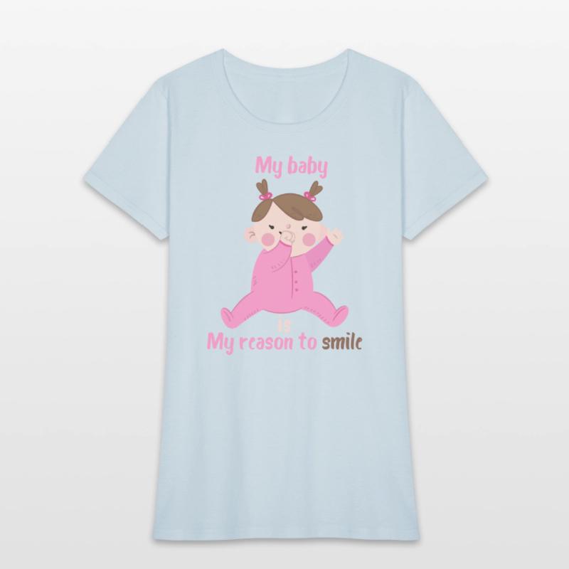 My baby is my reason to smile